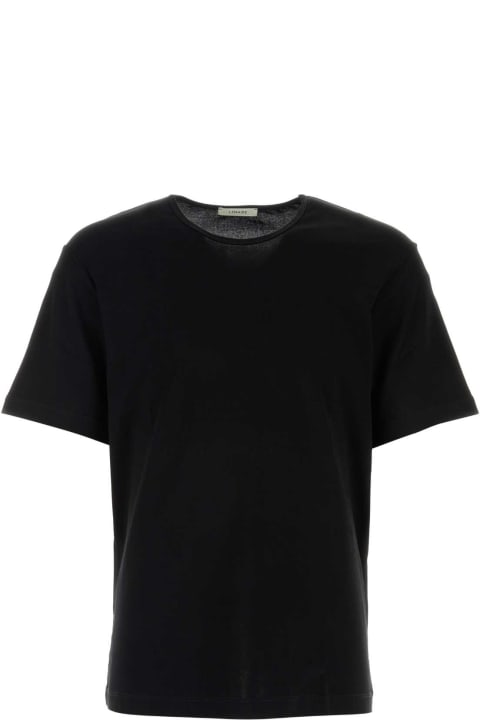 メンズ Lemaireのトップス Lemaire Black Cotton T-shirt