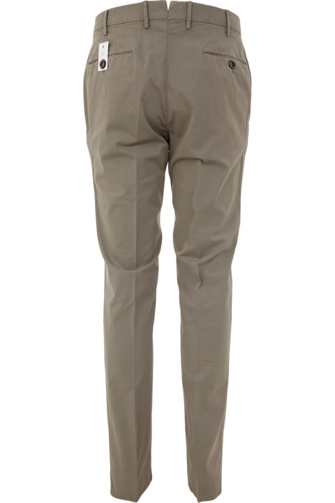メンズ新着アイテム PT01 Man Cotton Gabardine Classic Trousers