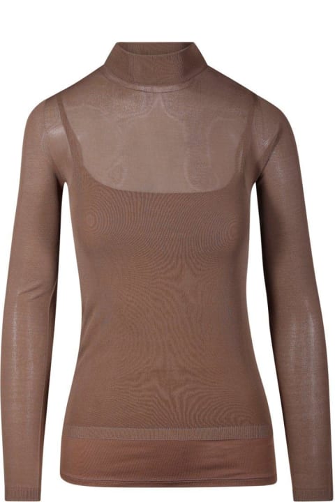 Sweaters for Women Max Mara High Neck Long-sleeved Top