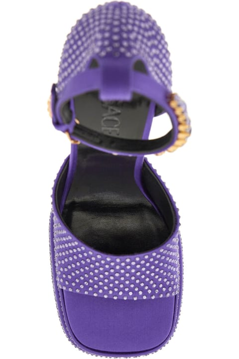 Shoes Sale for Women Versace Medusa Aevitas Double Platform Sandals