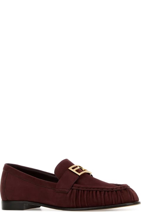 Fendi Chocolate Suede Loafers