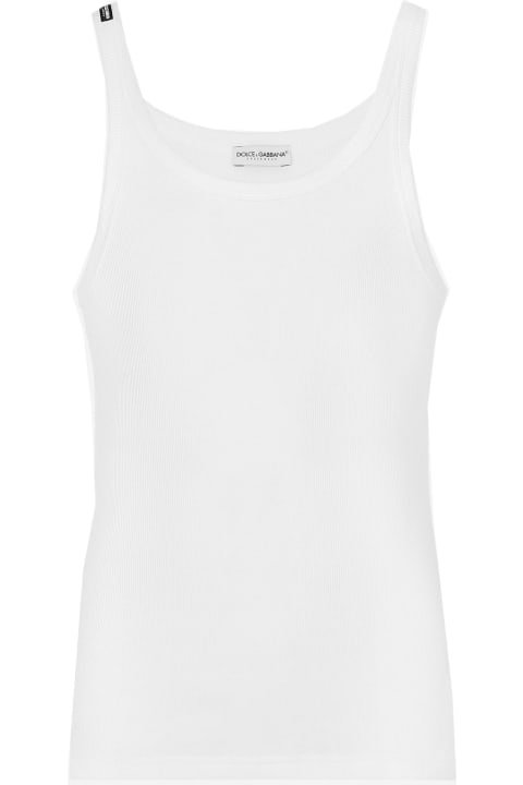 Dolce & Gabbana ملابس علوية لـ القسم الرجالي Dolce & Gabbana Tank Top 'marcello'