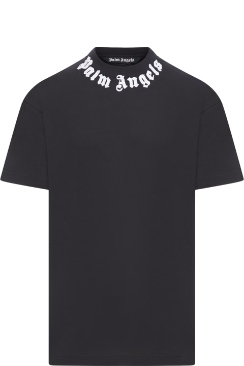 Palm Angels for Men Palm Angels Neck Logo Tee