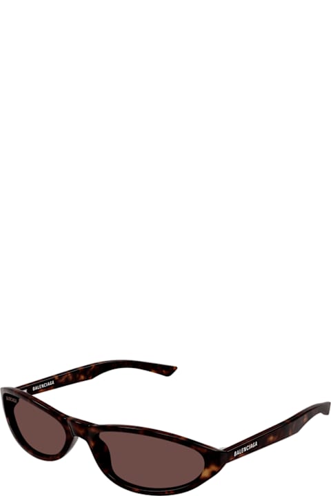 Balenciaga Eyewear نظارات لـ القسم الرجالي Balenciaga Eyewear Balenciaga Bb0007s Linea Everyday 013 Havana Brown Sunglasses