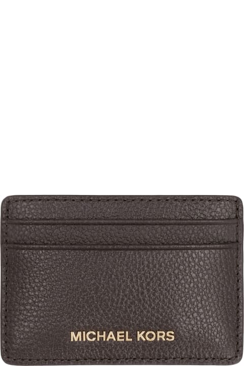 MICHAEL Michael Kors Wallets for Women MICHAEL Michael Kors Logo Detail Leather Card Holder