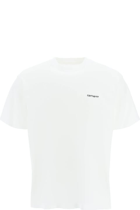 メンズ新着アイテム Carhartt Logo Embroidery T-shirt