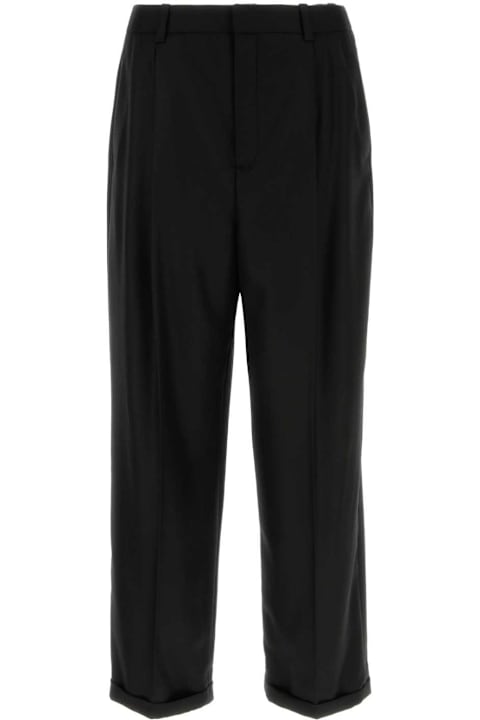 Clothing for Men Saint Laurent Black Cashmere Pant