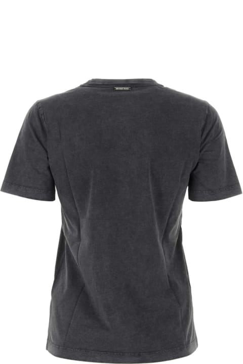 ウィメンズ新着アイテム Michael Kors Black Cotton T-shirt