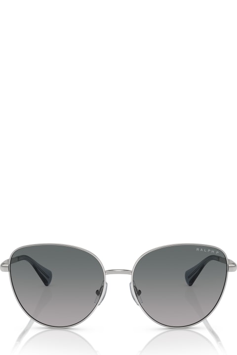 Polo Ralph Lauren Eyewear for Women Polo Ralph Lauren Ra4144 Shiny Silver Sunglasses