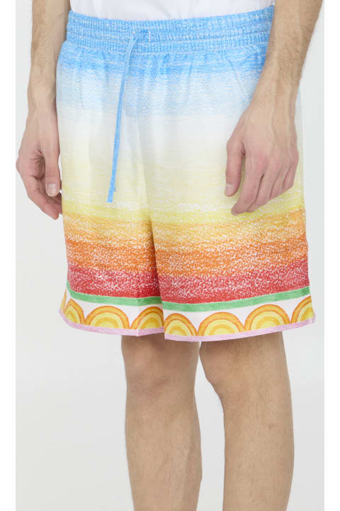 Casablanca Clothing for Men Casablanca Crayon Tennis Player Shorts