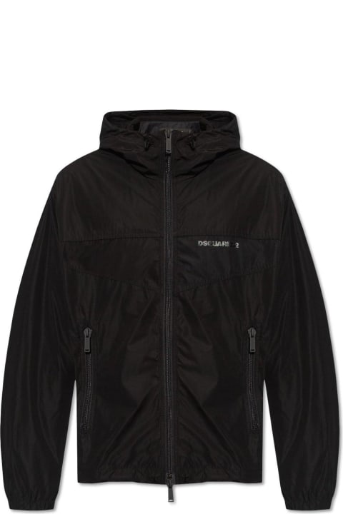 Dsquared2 Sale for Men Dsquared2 Icon Printed Hooded Jacket