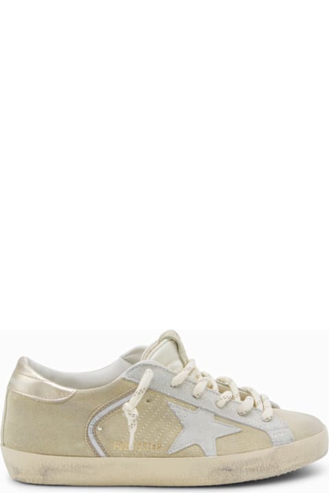 Golden Goose Beige Super Star Sneakers