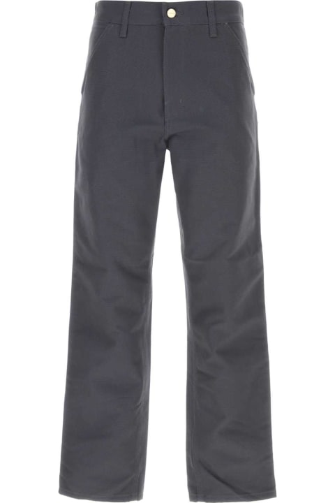 Carhartt for Men Carhartt Air Force Blue Cotton Single Knee Pant