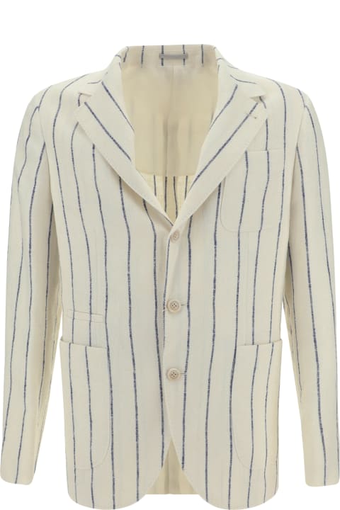 Brunello Cucinelli Coats & Jackets for Men Brunello Cucinelli Linen-wool Blend Blazer