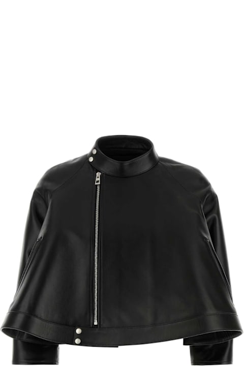 Loewe for Women Loewe Black Leather Jacket
