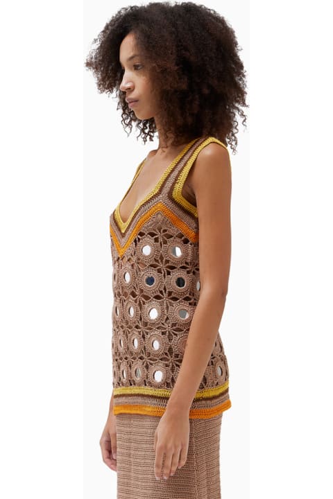 Wales Bonner Marimba Crochet Top