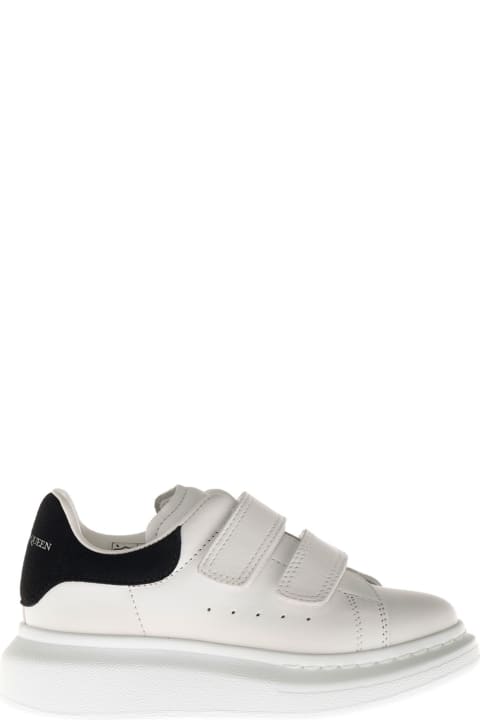 Oversize White Leather Sneakers