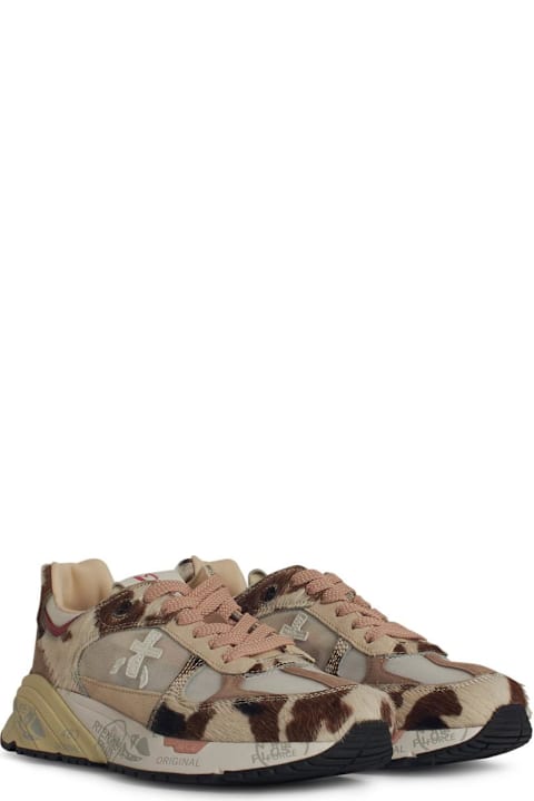 Premiata for Women Premiata 'mased' Multicolor Leather Blend Sneakers