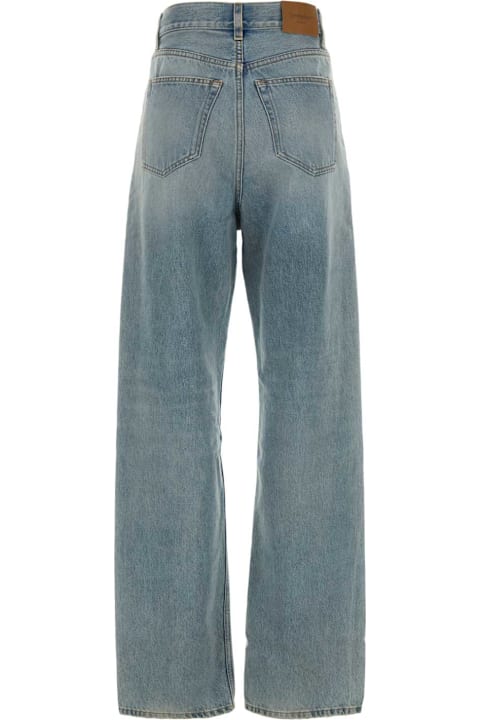 Saint Laurent V Waist Baggy Jeans