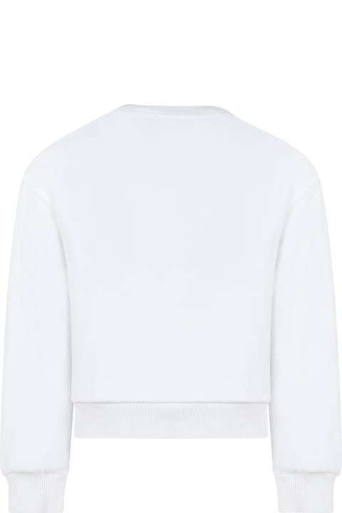 Dolce & Gabbana for Boys Dolce & Gabbana Whit Sweatshirt For Kids With Iconic Monogram