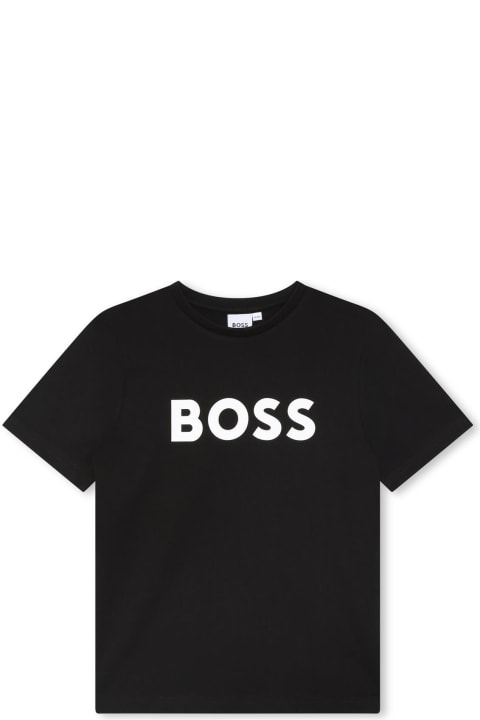 Hugo Boss Topwear for Boys Hugo Boss T-shirt With Embossed Logo