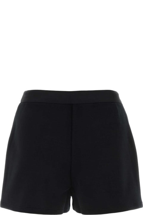 Prada Clothing for Women Prada Black Stretch Cotton Blend Shorts