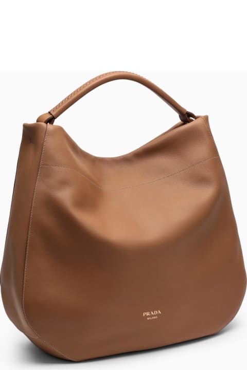 Prada for Women Prada Large Caramel-coloured Leather Shoulder Bag