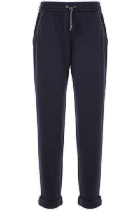 Brunello Cucinelli Fleeces & Tracksuits for Women Brunello Cucinelli Sports Pants With Drawstring