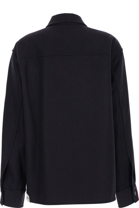 Jil Sander for Women Jil Sander Black Shirt With Buttons In Wool Woman