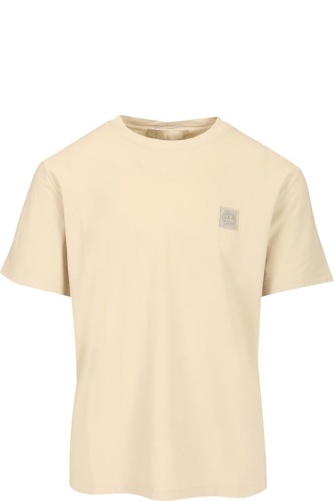 الملابس لـ القسم الرجالي Stone Island Cotton T-shirt
