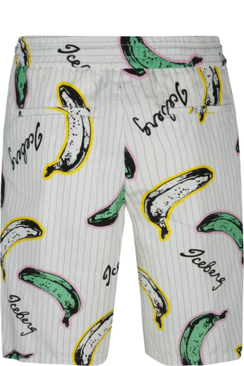 Pinstripe Banana Shorts