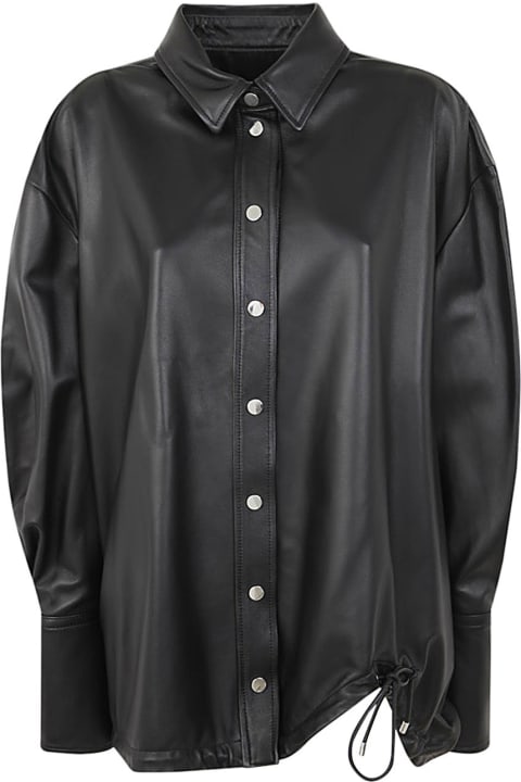 The Attico Topwear for Women The Attico Oversized Shirt With Coulisse