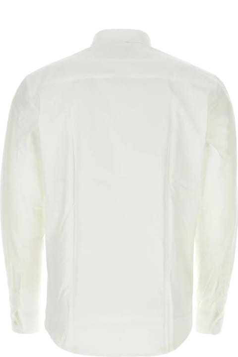 メンズ Maison Kitsunéのシャツ Maison Kitsuné White Cotton Shirt