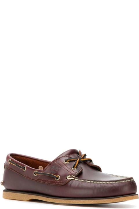 Homeware Timberland Classic Boat Loafers In Brown Leather Man
