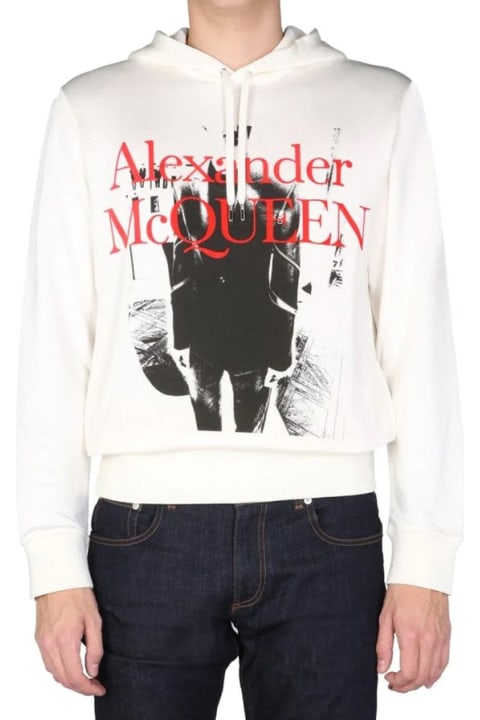 Alexander McQueen for Men Alexander McQueen Printed Hooded Sweatshirt