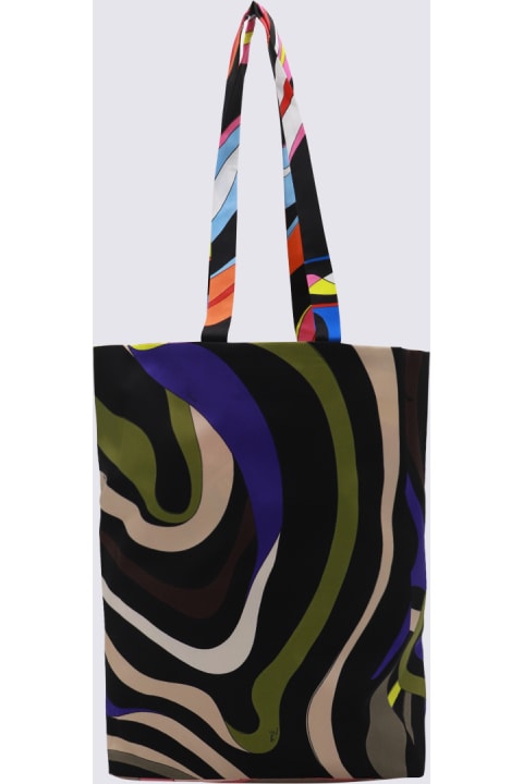 ウィメンズ新着アイテム Pucci Multicolor Silk Tote Bag