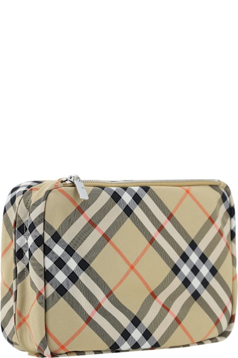 Burberry Bags for Men Burberry Checked Zip-around Travel Pouch