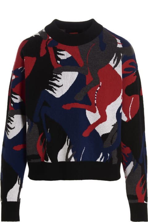 Hybrid  Capsule 'jacquard Camouflage  Sweater