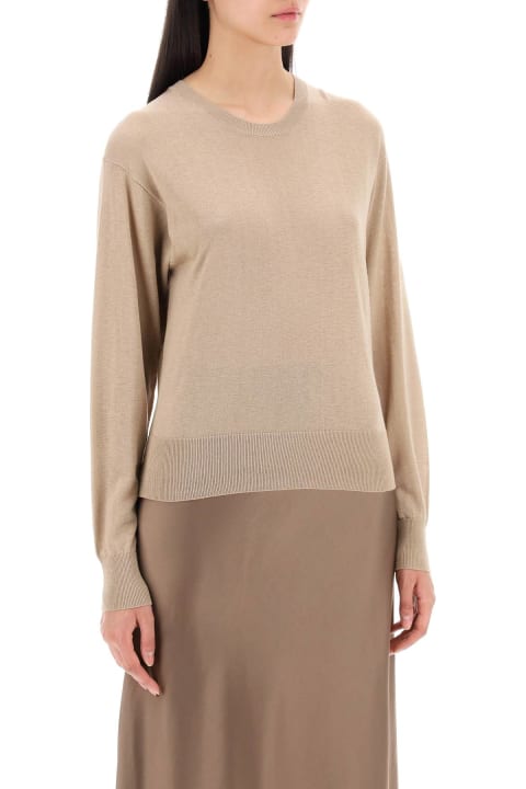 By Malene Birger Clothing for Women By Malene Birger Wool And Silk Blend Pullover Sweater By