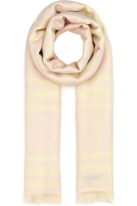 Burberry Scarves for Women Burberry Printed Wool Blend Scarf