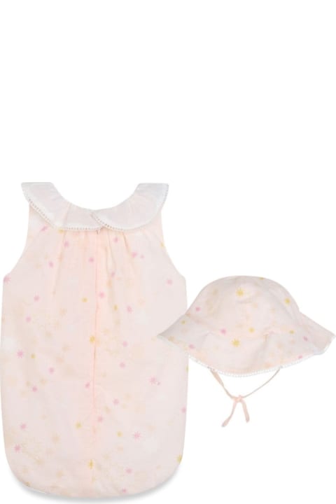 Chloé Bodysuits & Sets for Baby Girls Chloé Pagliaccetto+cappello