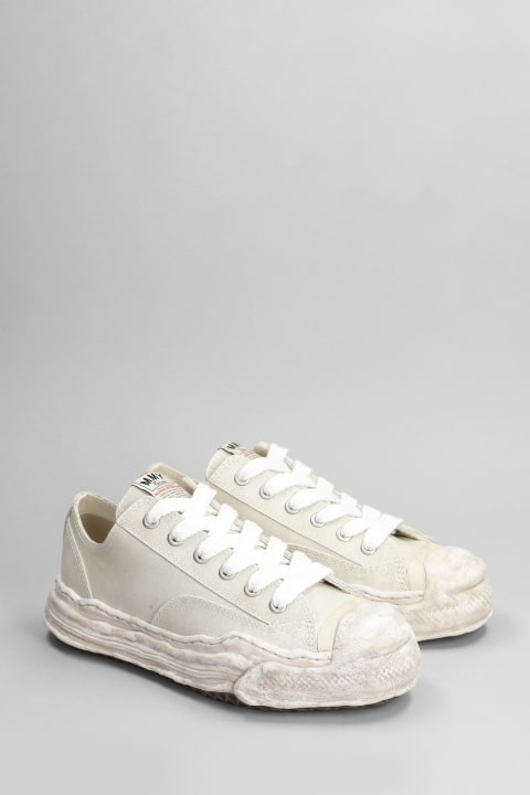 Homeware Mihara Yasuhiro Hank Sneakers In Grey Leather