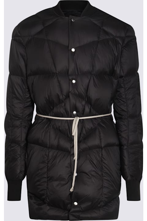 Rick Owens Coats & Jackets for Men Rick Owens Black Down Jacket