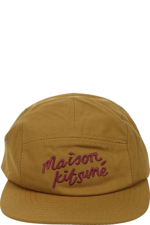 メンズ 帽子 Maison Kitsuné Handwriting 5p Cap