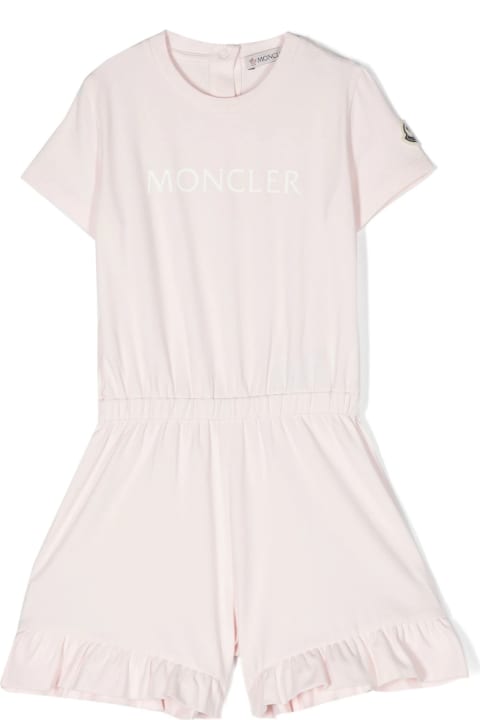 Moncler Bodysuits & Sets for Kids Moncler Moncler New Maya Dresses Pink