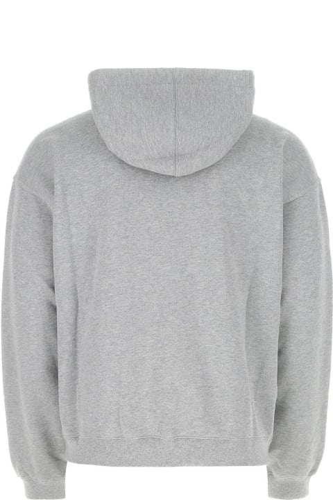 Melange Grey Cotton Sweatshirt