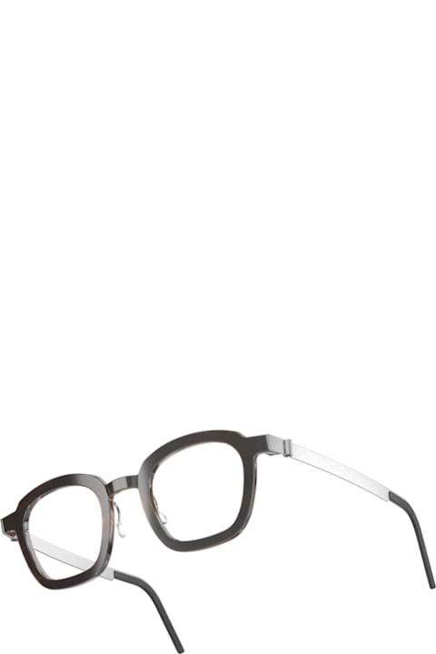 LINDBERG نظارات لـ القسم الرجالي LINDBERG Lindberg Buffalo Horn 1858 H20 10 Marrone Scuro Silver Glasses