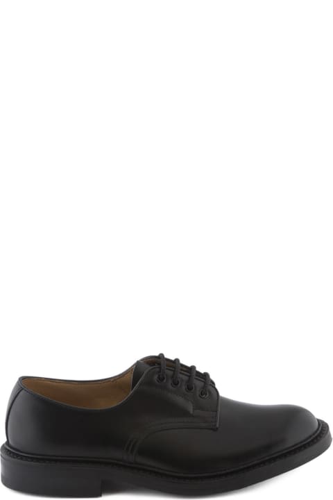 Tricker's Shoes for Men Tricker's Daniel Black Box Calf Derby Shoe