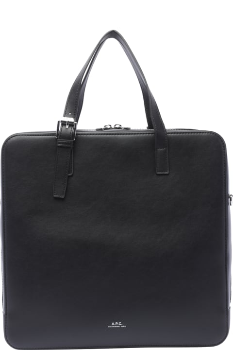 Bags Sale for Men A.P.C. Nino Zip-up Handbag