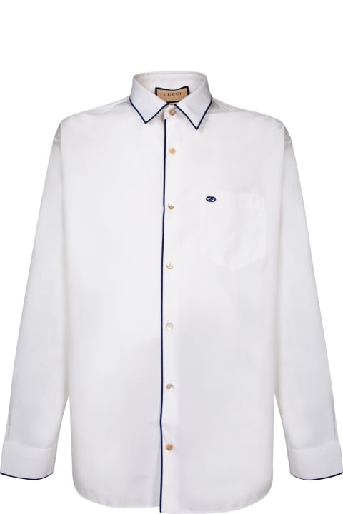 Fashion for Men Gucci G Over White Shirt